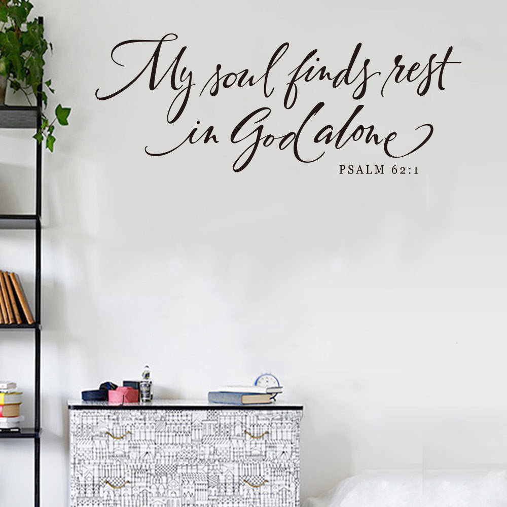 My soul English Proverbs Creative Wall Sticker