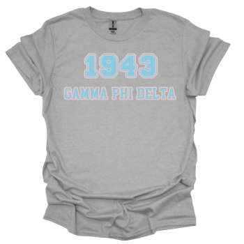 Gamma Phi Delta Sorority Year T-shirt