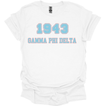 Gamma Phi Delta Sorority Year T-shirt