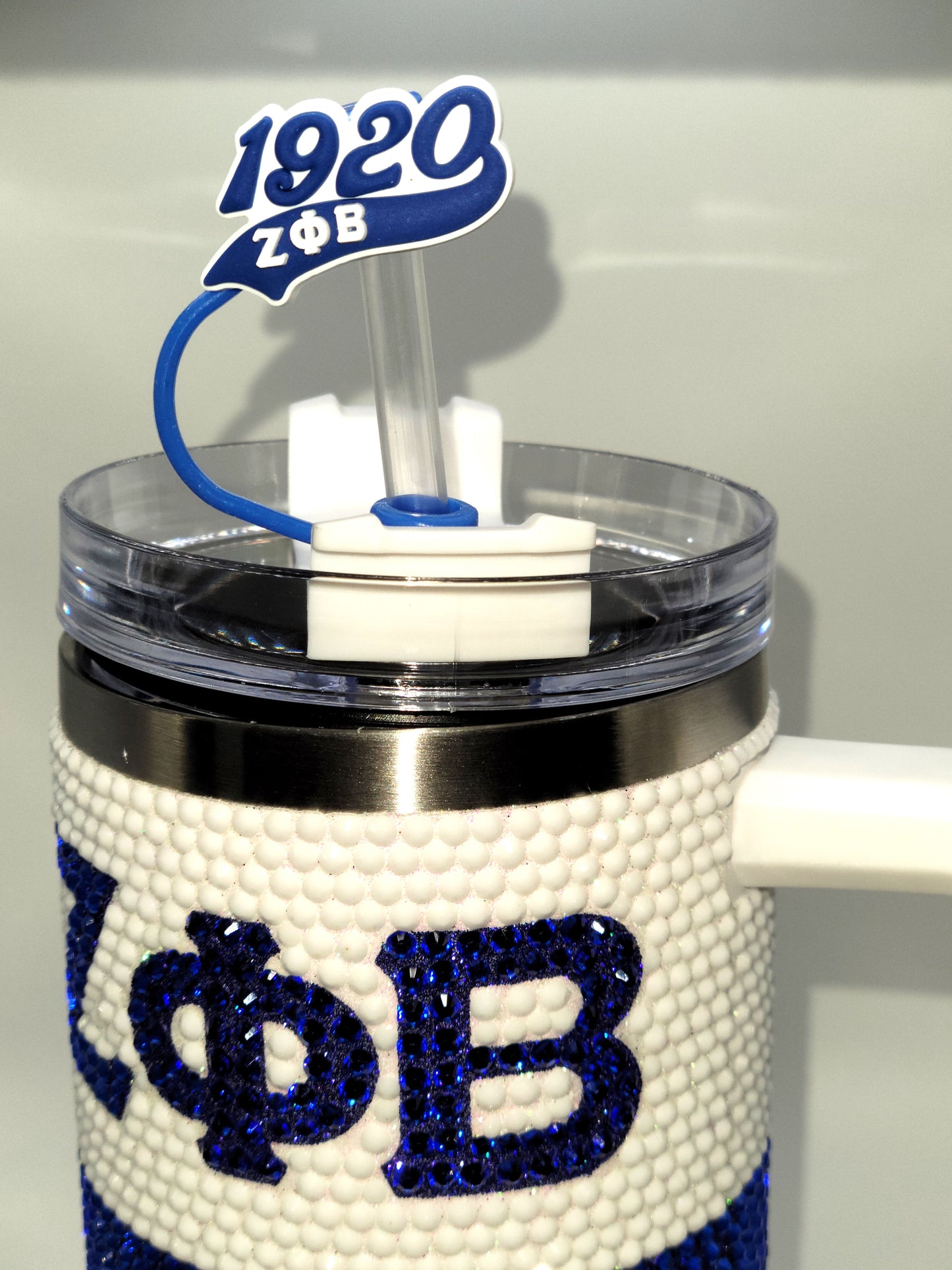 Zeta Phi Beta Straw Cover
