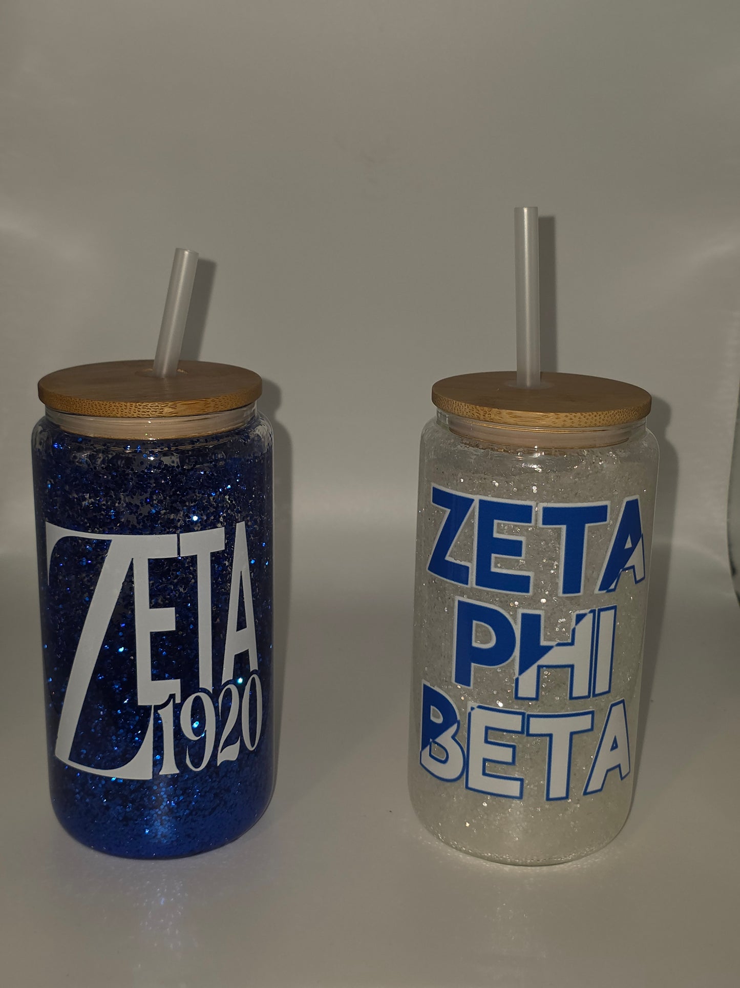 Zeta Phi Beta Glass Snow Globe Tumbler - PRE-ORDER