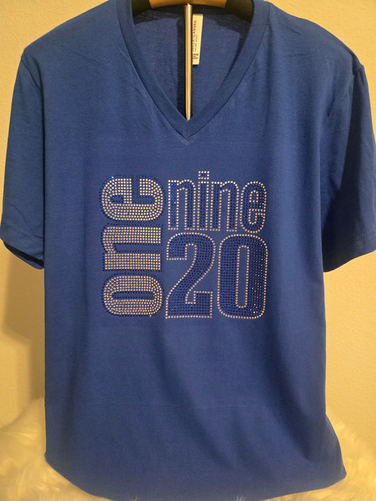 Zeta Phi Beta One-Nine-20 Bling T-shirt
