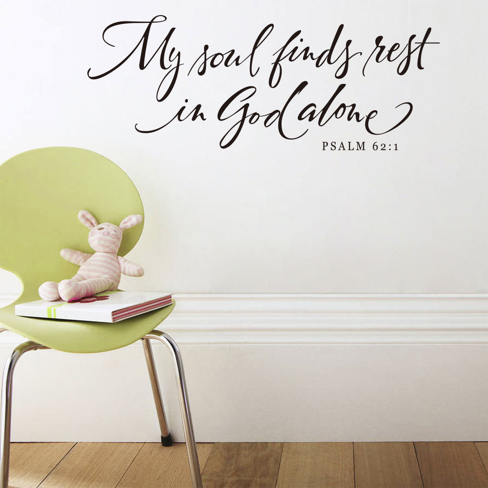 My soul English Proverbs Creative Wall Sticker