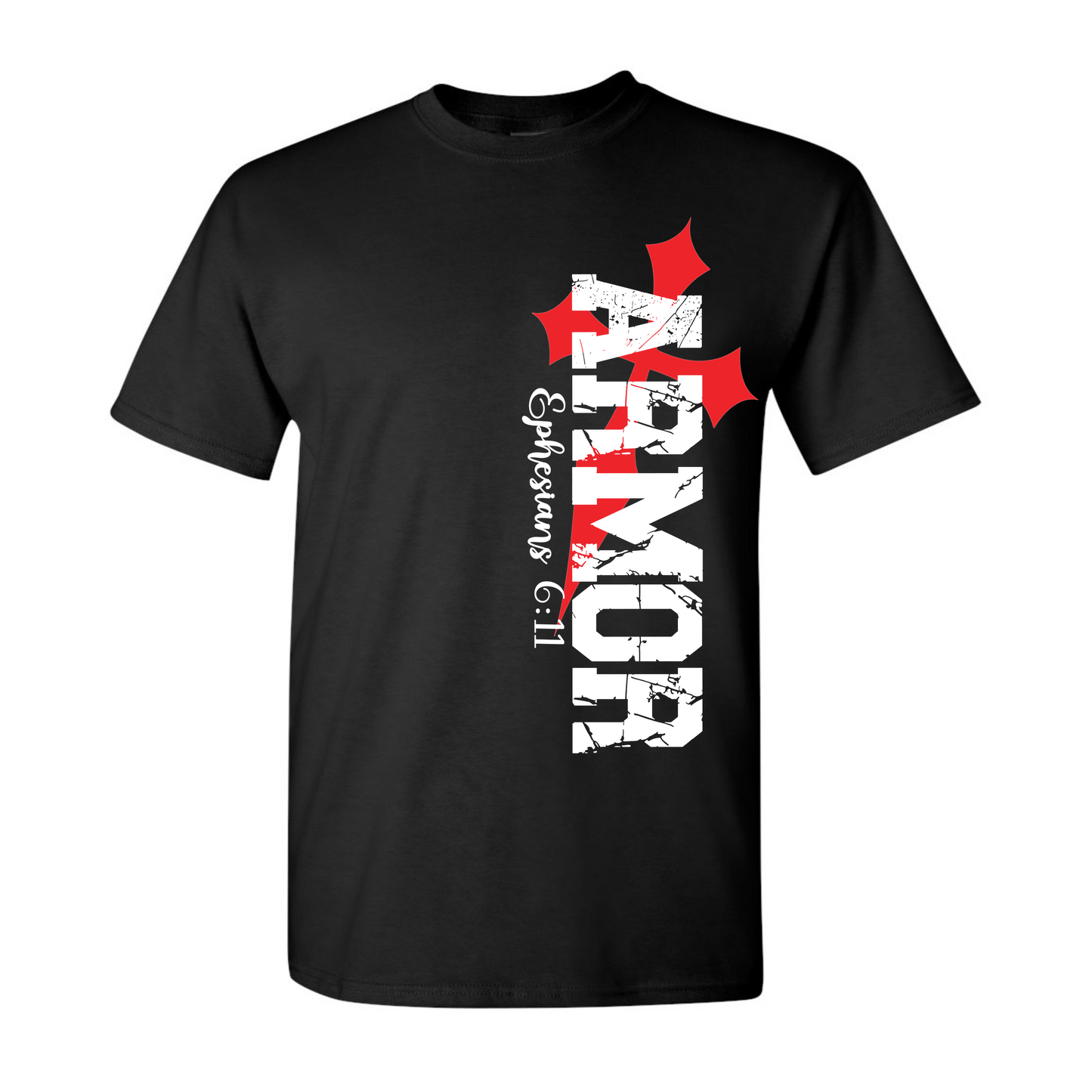 Armor Side Design with Cross - T-Shirt