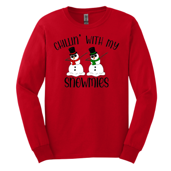 Chillin With My Snowmies Long Sleeve T-Shirt
