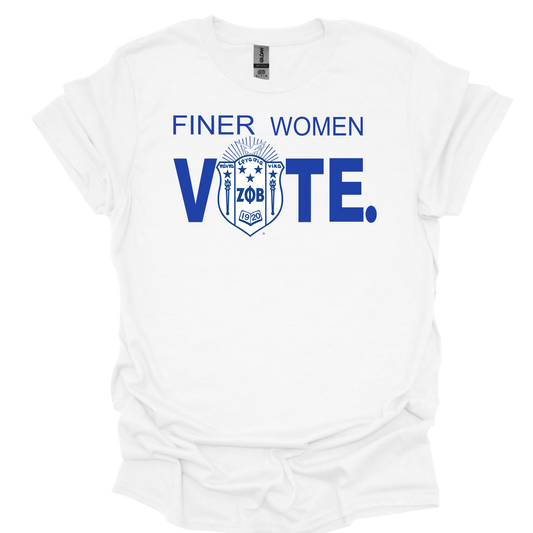 Finer Women Vote T-shirt