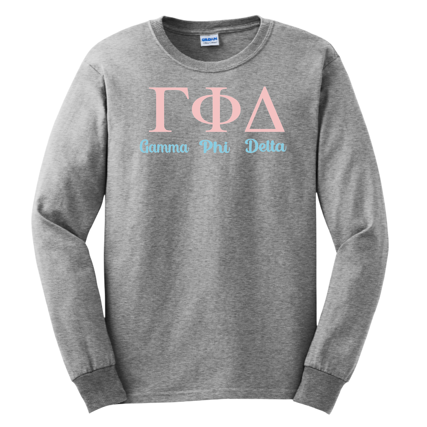 Gamma Phi Delta Greek Letter Long Sleeve Shirt