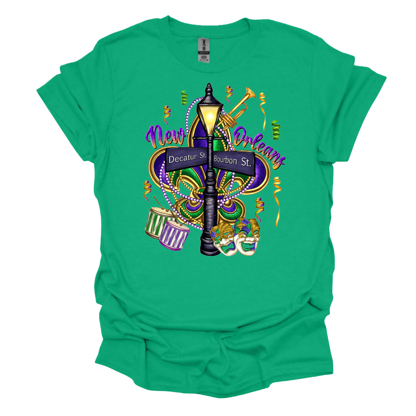 Mardi Gras Street Sign T-Shirt or Hoodie