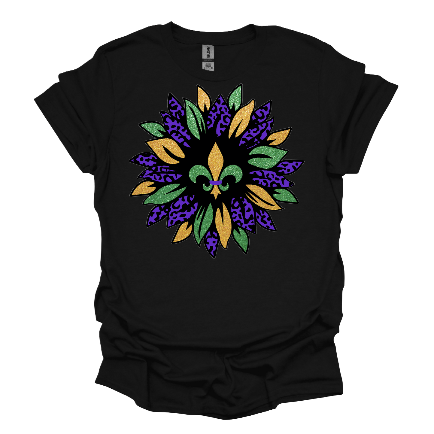 Mardi Gras Sunflower T-shirt or Hoodie