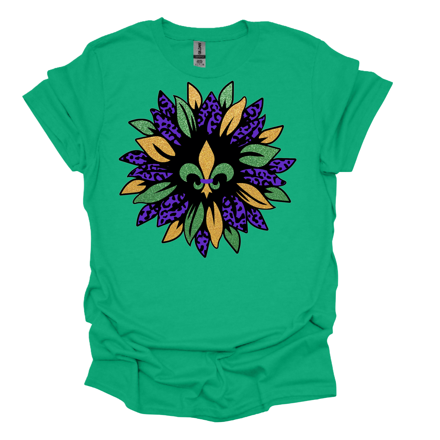Mardi Gras Sunflower T-shirt or Hoodie