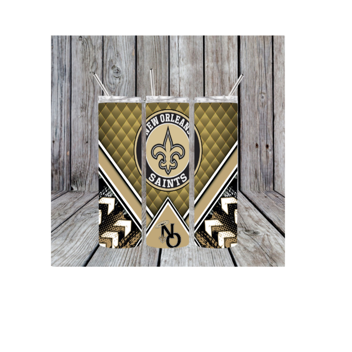 New Orleans Fleur De Lis 20oz Skinny Tumbler (Made in USA)