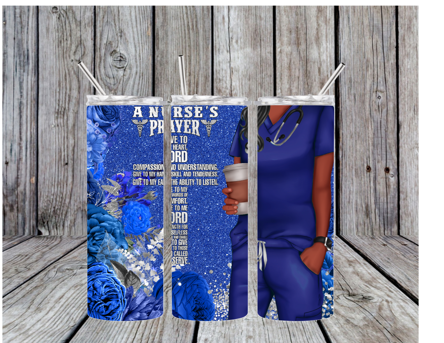 Nurse's Prayer 20oz Skinny Tumbler