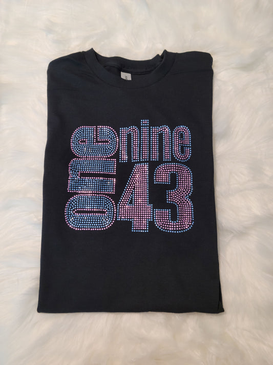 Gamma Phi Delta One-Nine-43 Bling T-shirt