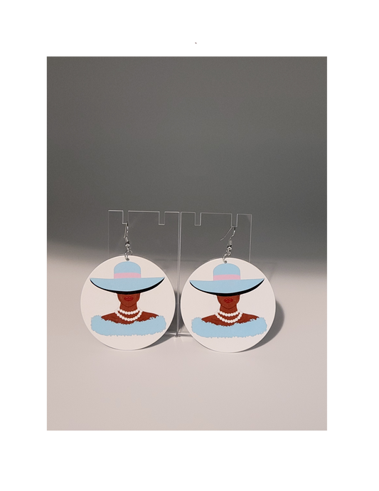 Sophisticated Lady Earrings - Blue