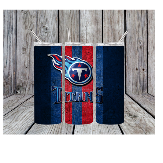 Titans 20oz Skinny Tumbler