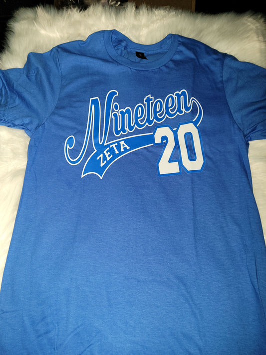 Zeta Phi Beta Nineteen 20 T-shirt