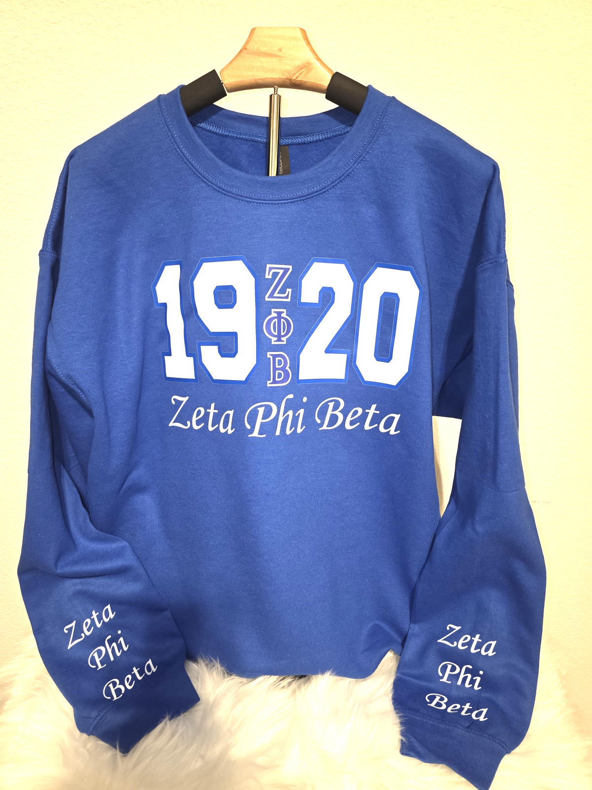 Zeta Phi Beta 1920 Split Crewneck Sweatshirt