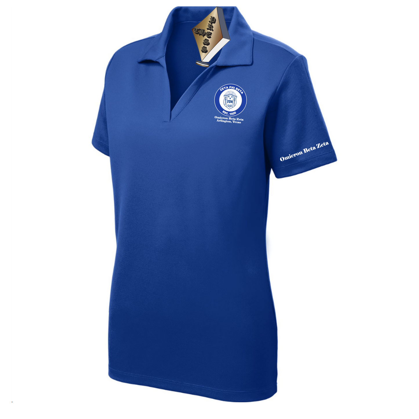 Zeta Phi Beta -Omicron Beta Zeta Custom Polo Shirts