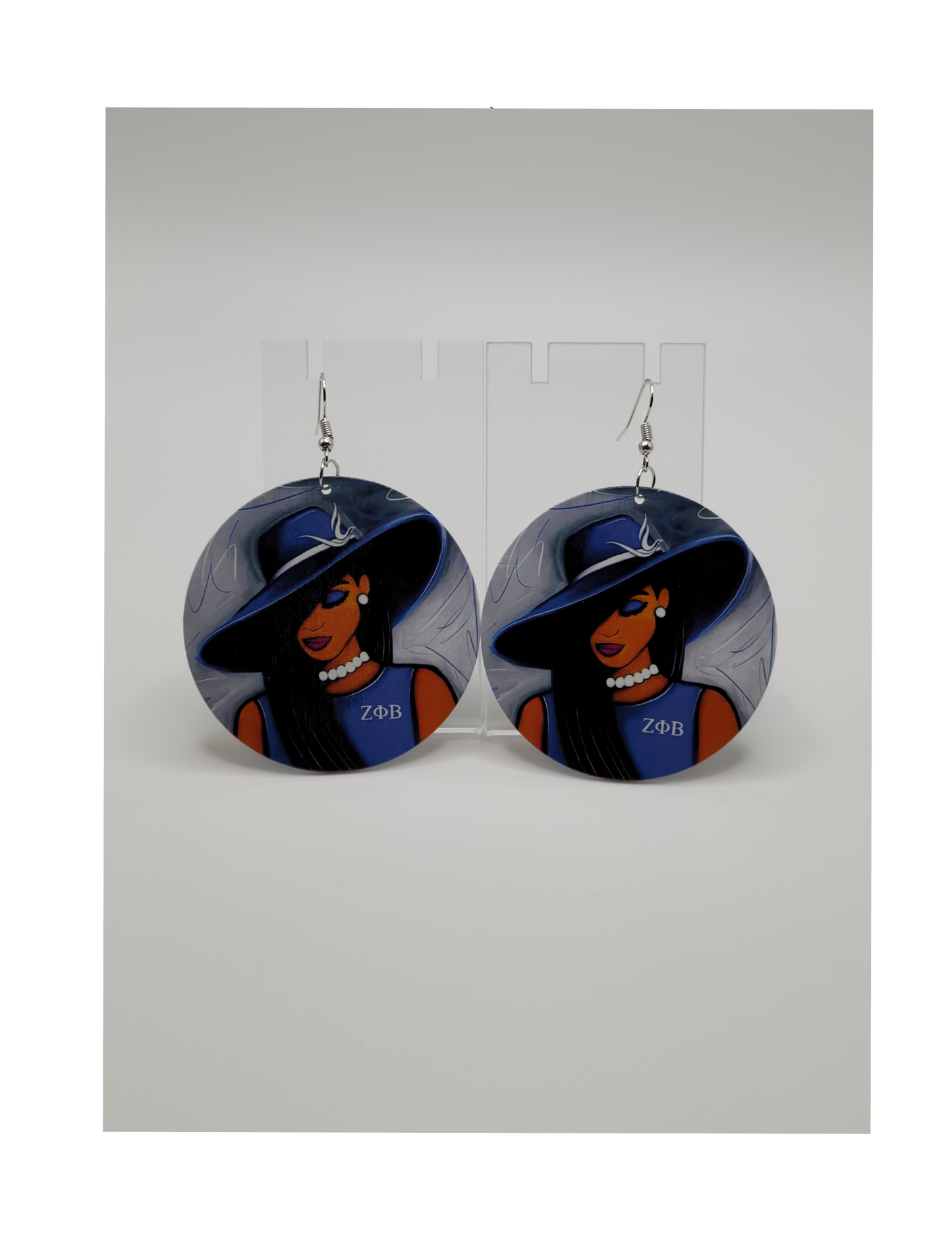 Zeta Phi Beta Sophisticated Lady Earrings