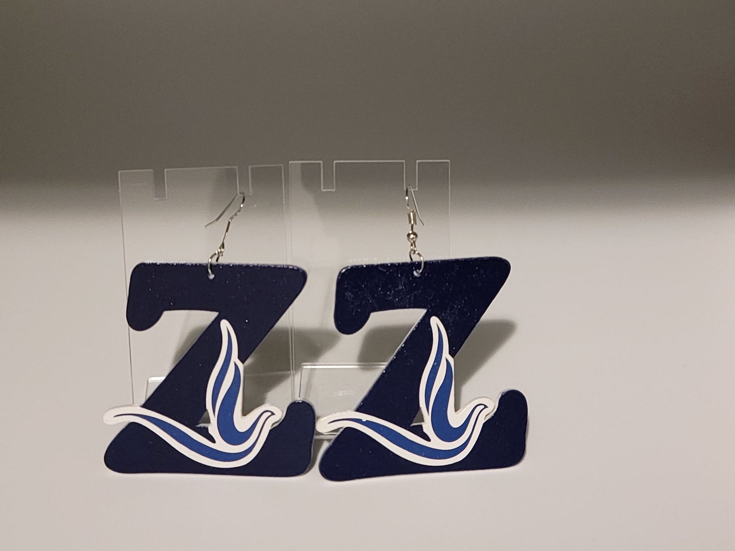 Zeta Phi Beta Z Dove Earrings