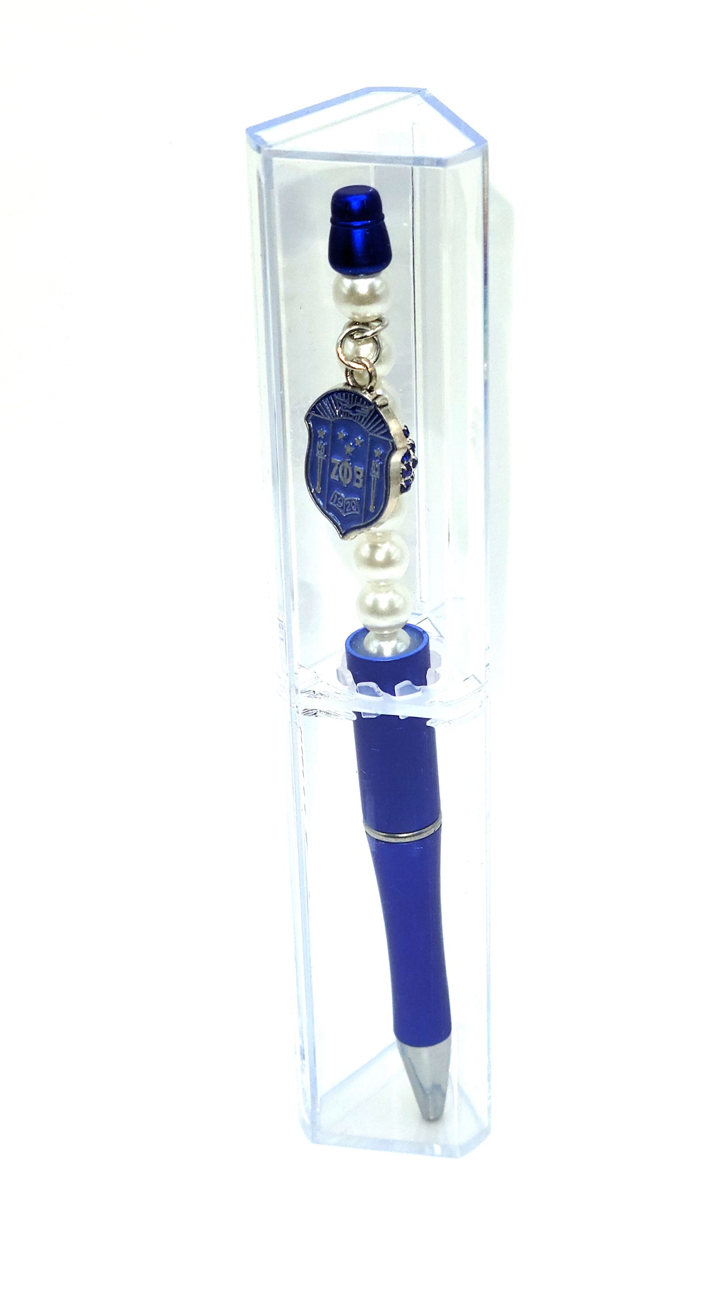 Zeta Phi Beta Beaded Charm Writing Pens