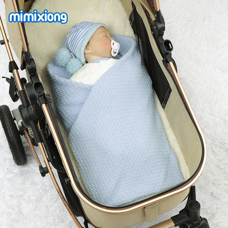 High Quality 100%cotton Animal Pattern Baby Girls/Boys Blankets Throw Swaddle Blanket