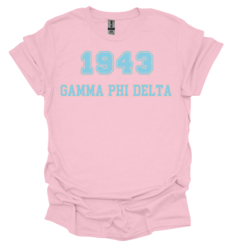 Gamma Phi Delta  Sorority Year T-shirt