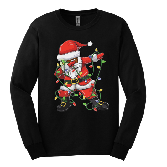 Dabbing Santa Long Sleeve T-Shirt