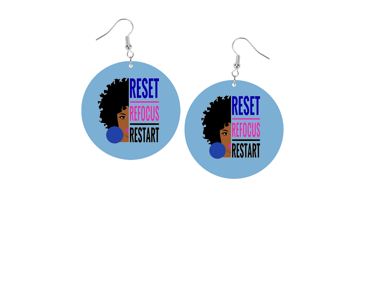 Reset, Refocus, Restart Earrings