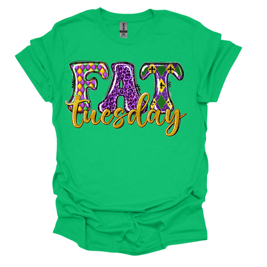 Fat Tuesday Mardi Gras T-Shirt or Hoodie