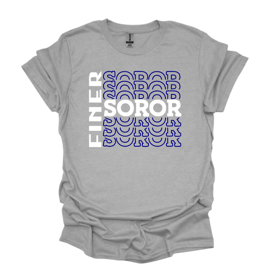 Zeta Phi Beta Finer Soror T-shirt