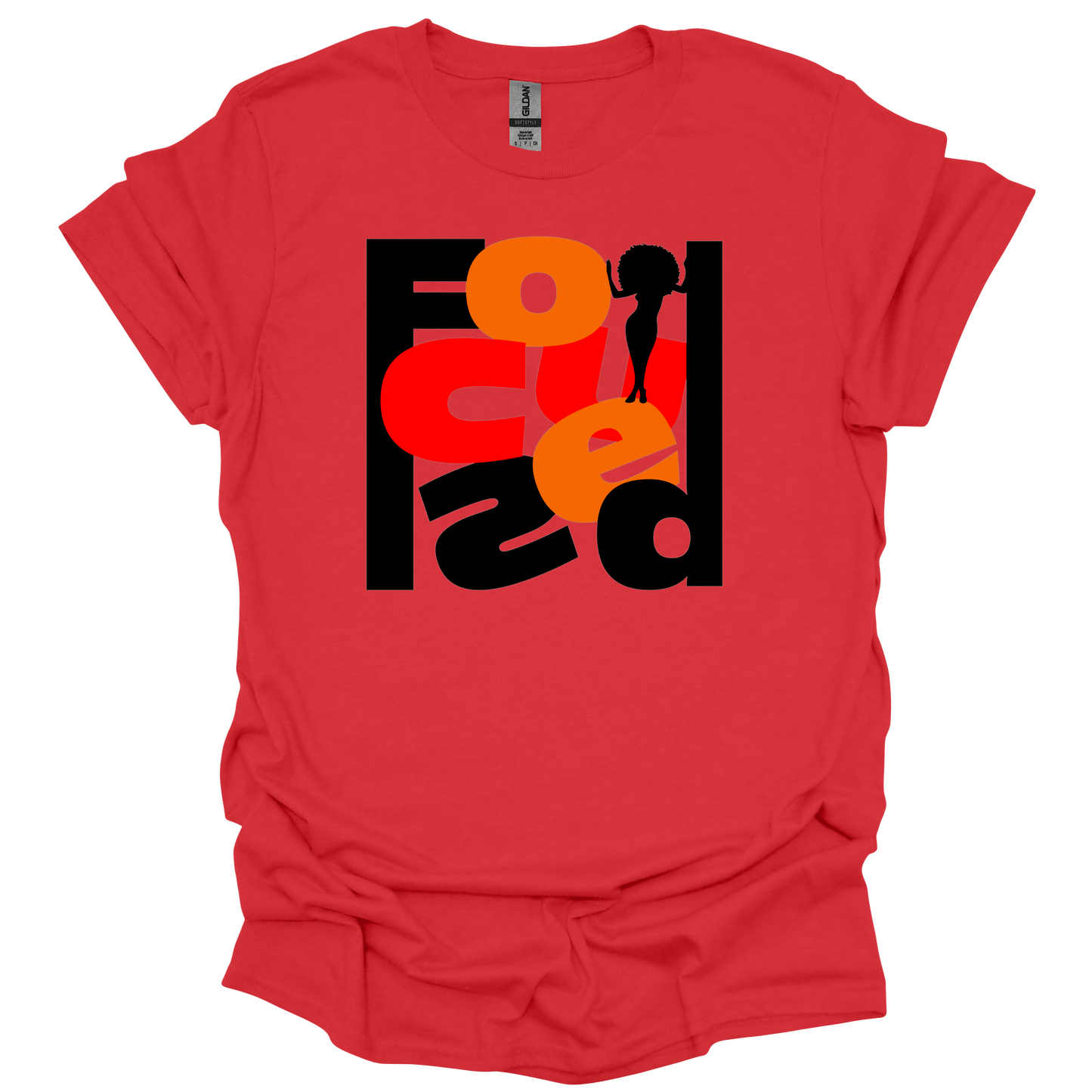 Focused Silhouette Lady T-shirt