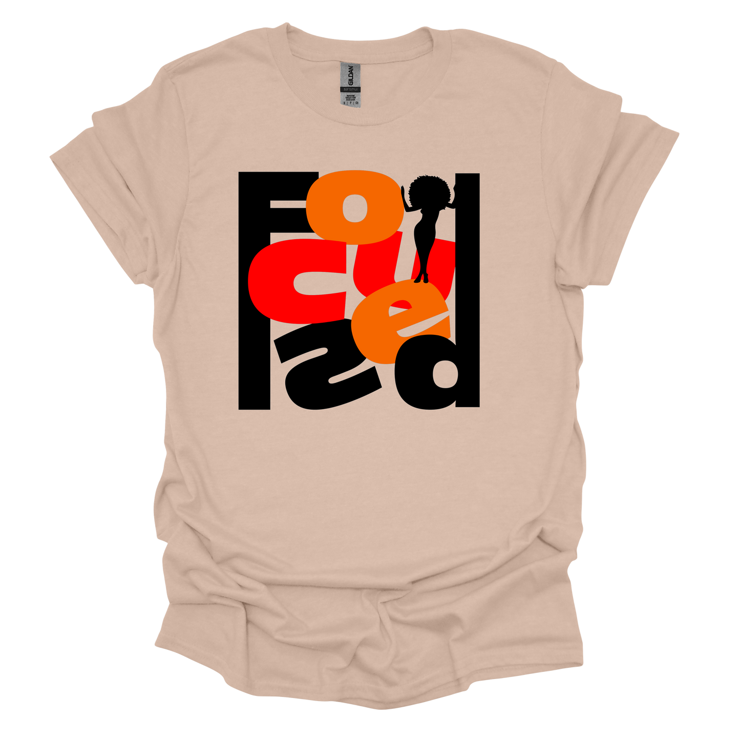 Focused Silhouette Lady T-shirt