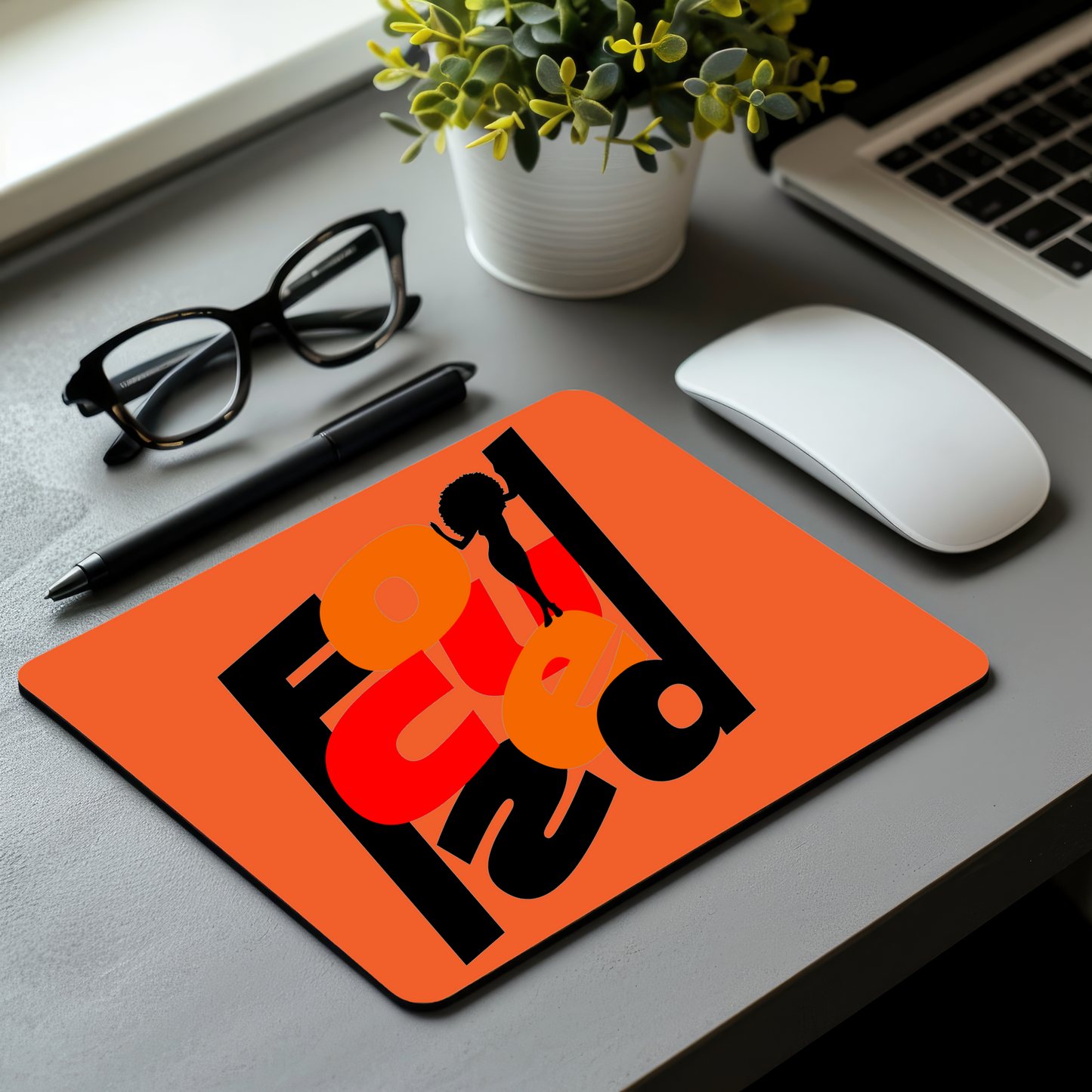 Focused Silhouette Mousepad