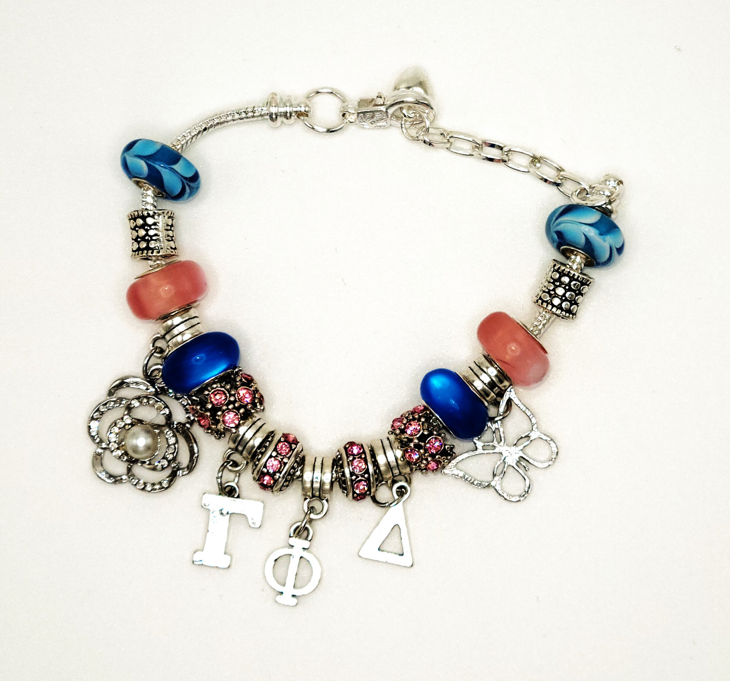 Gamma Phi Delta Multi Charm Bracelet