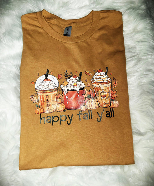 Happy Fall Y'all T-Shirt