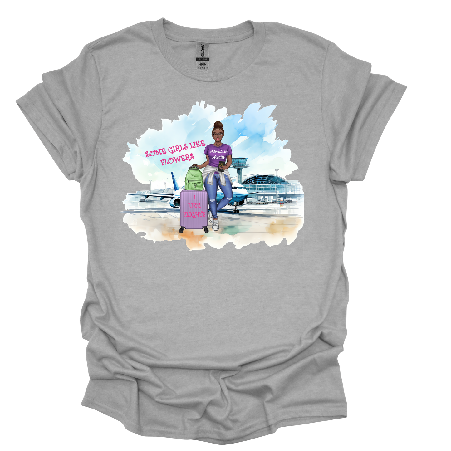 Travel Girl Short Sleeve T-shirt