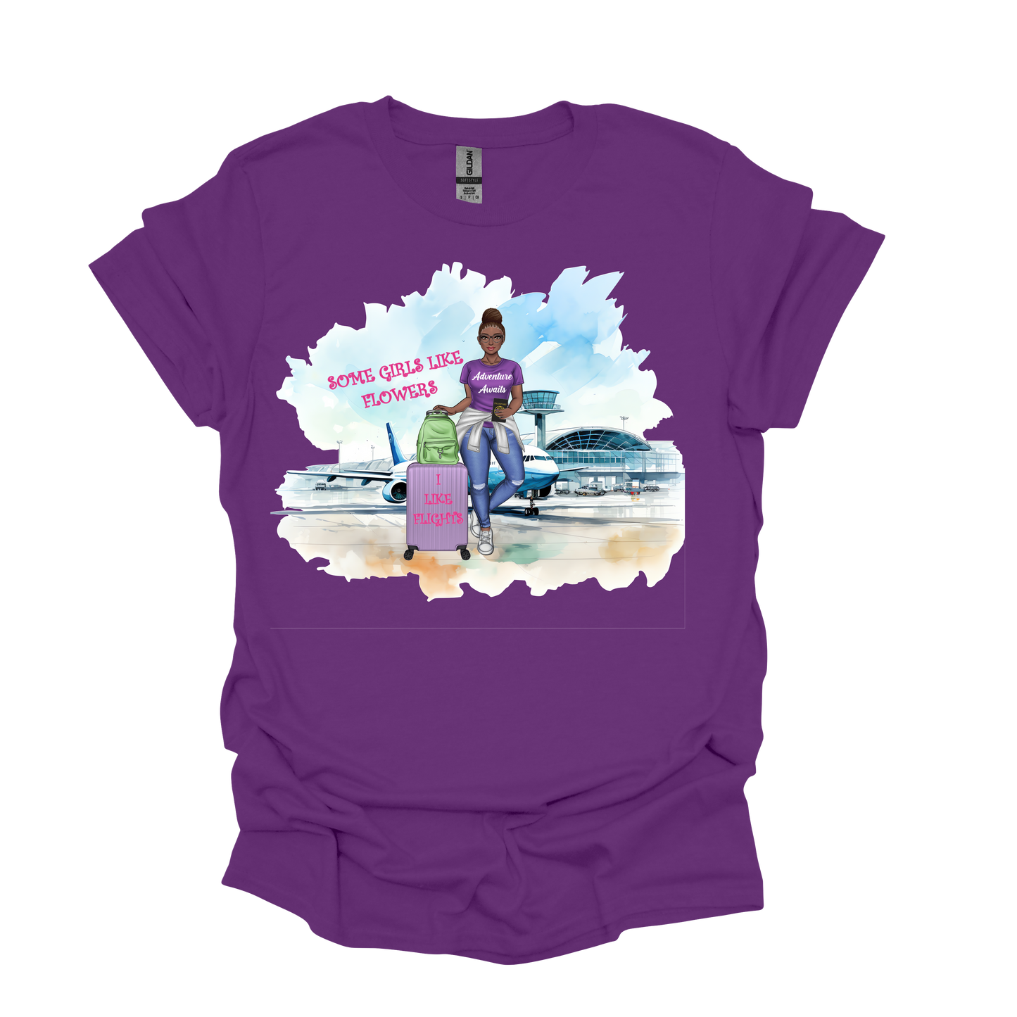 Travel Girl Short Sleeve T-shirt