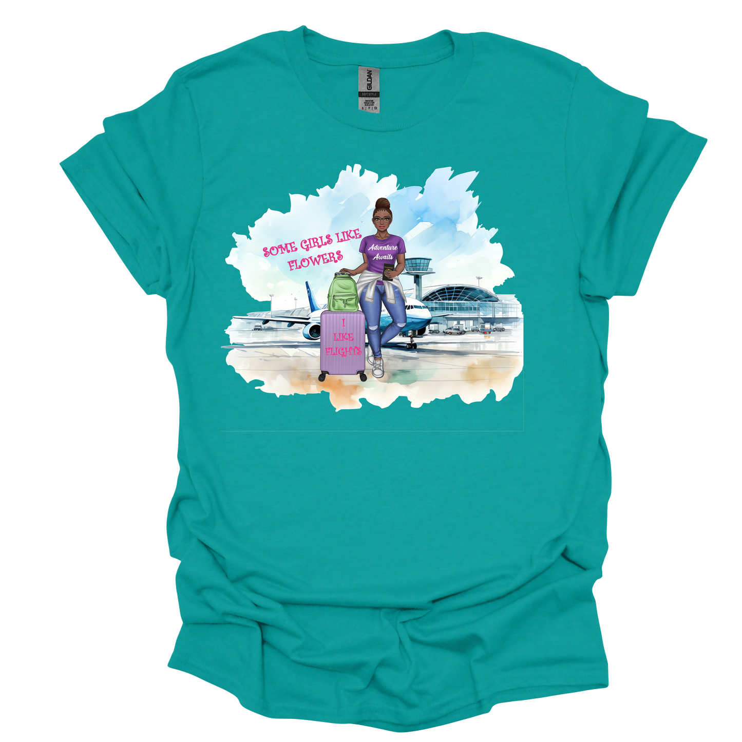 Travel Girl Short Sleeve T-shirt