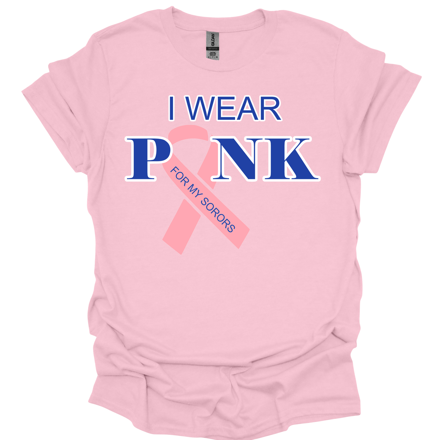 I Wear Pink for My Sorors T-shirt