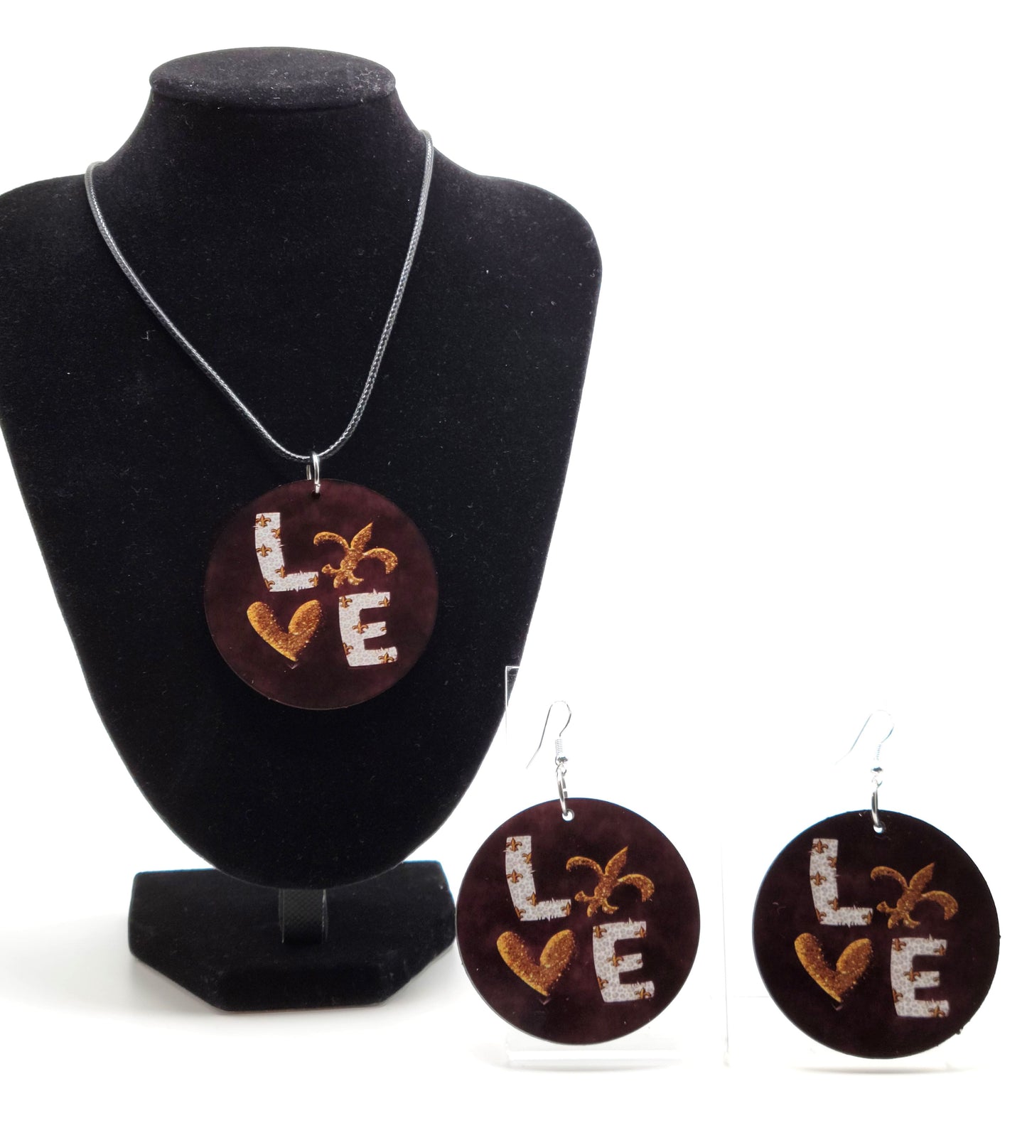 Love Fleur De Lis Jewelry Set