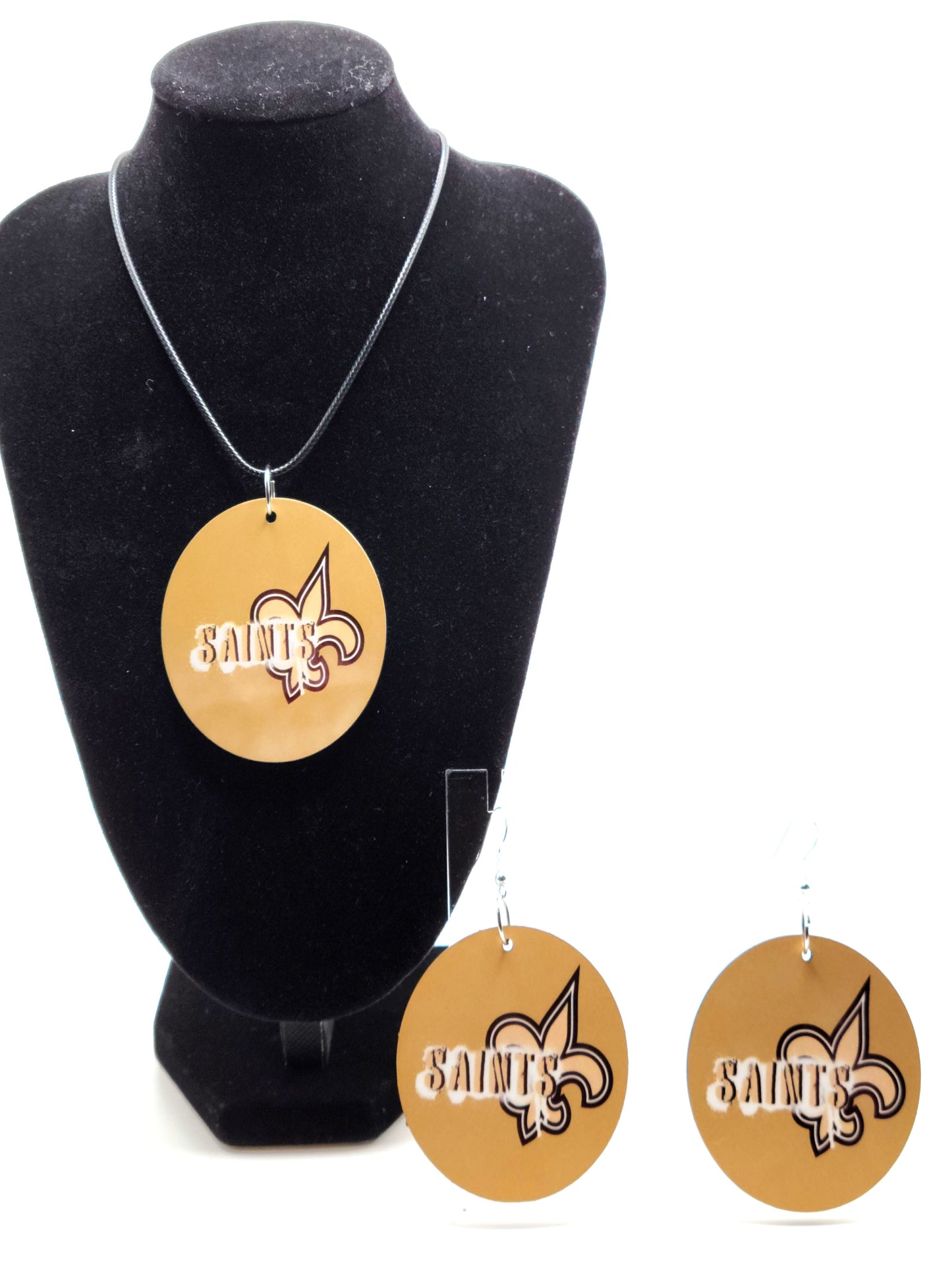 Saints Fleur De Lis Jewelry Set