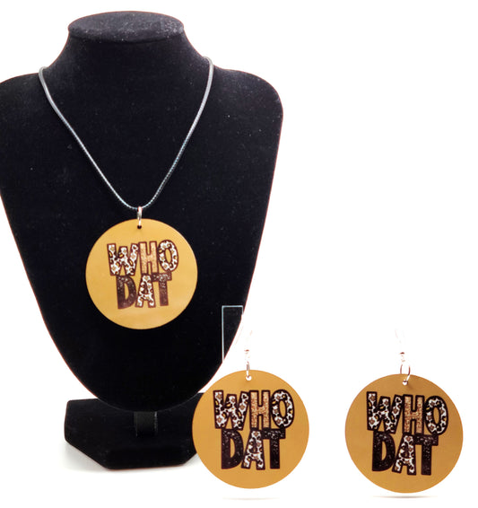 Who Dat Jewelry Set