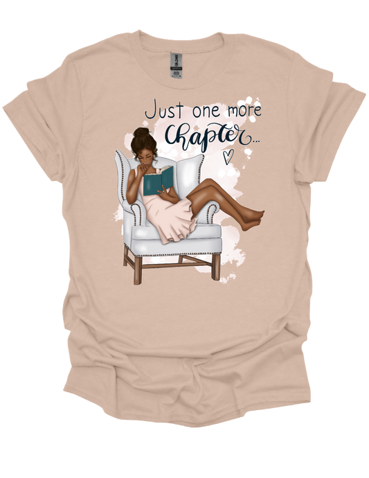 Just One More Chapter (Chair) Short Sleeve T-Shirt