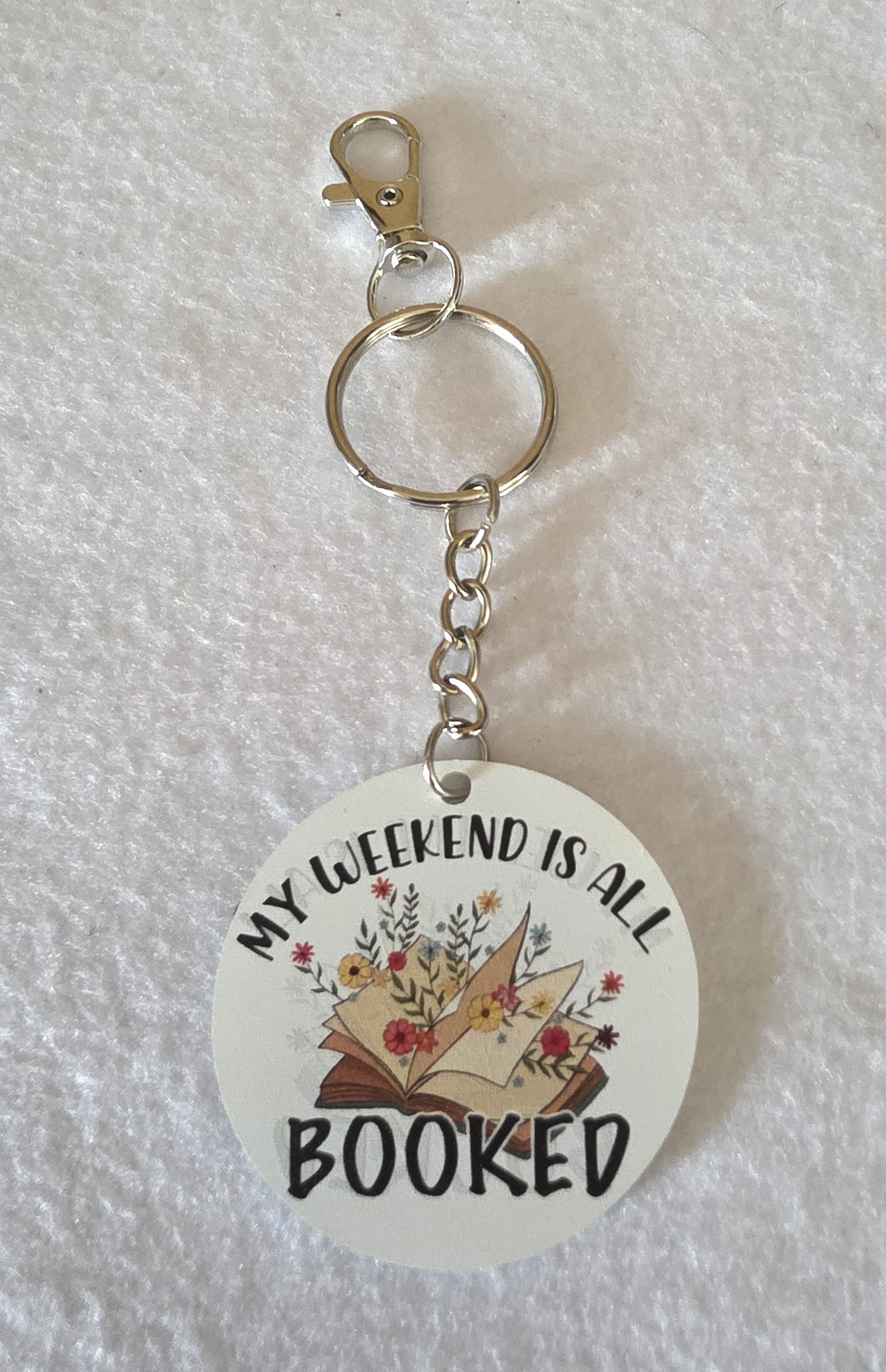 Book Lover Keychain/Purse Charm