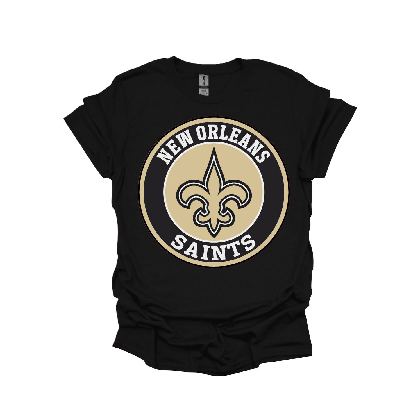 New Orleans Gold Fleur De Lis T-Shirt (Made in the USA🇺🇸)