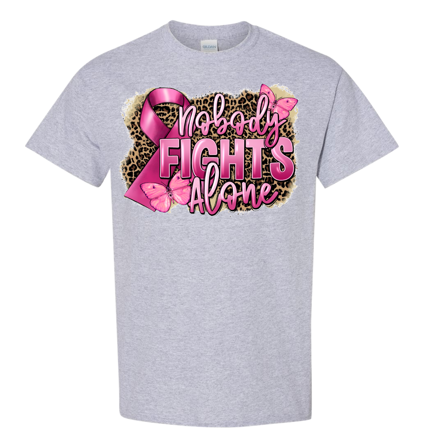 Nobody Fights Alone Support Breast Cancer Awareness