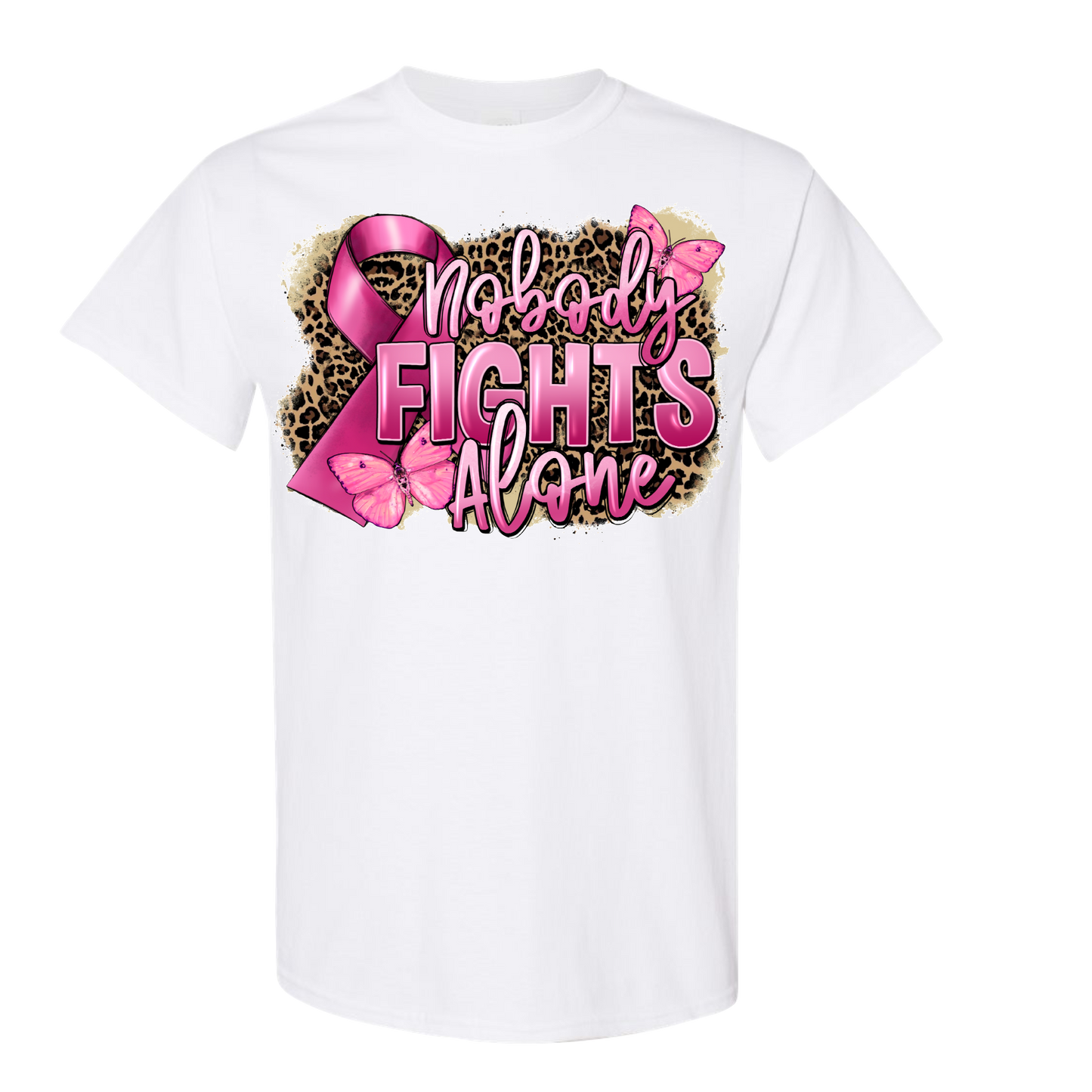 Nobody Fights Alone Support Breast Cancer Awareness