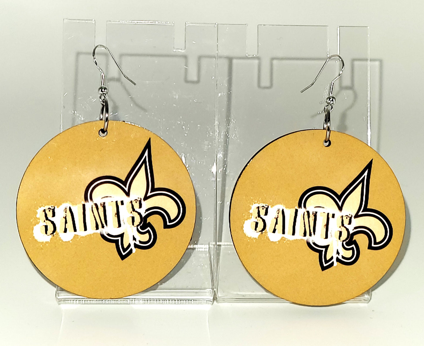 Saints Fleur De Lis Earrings