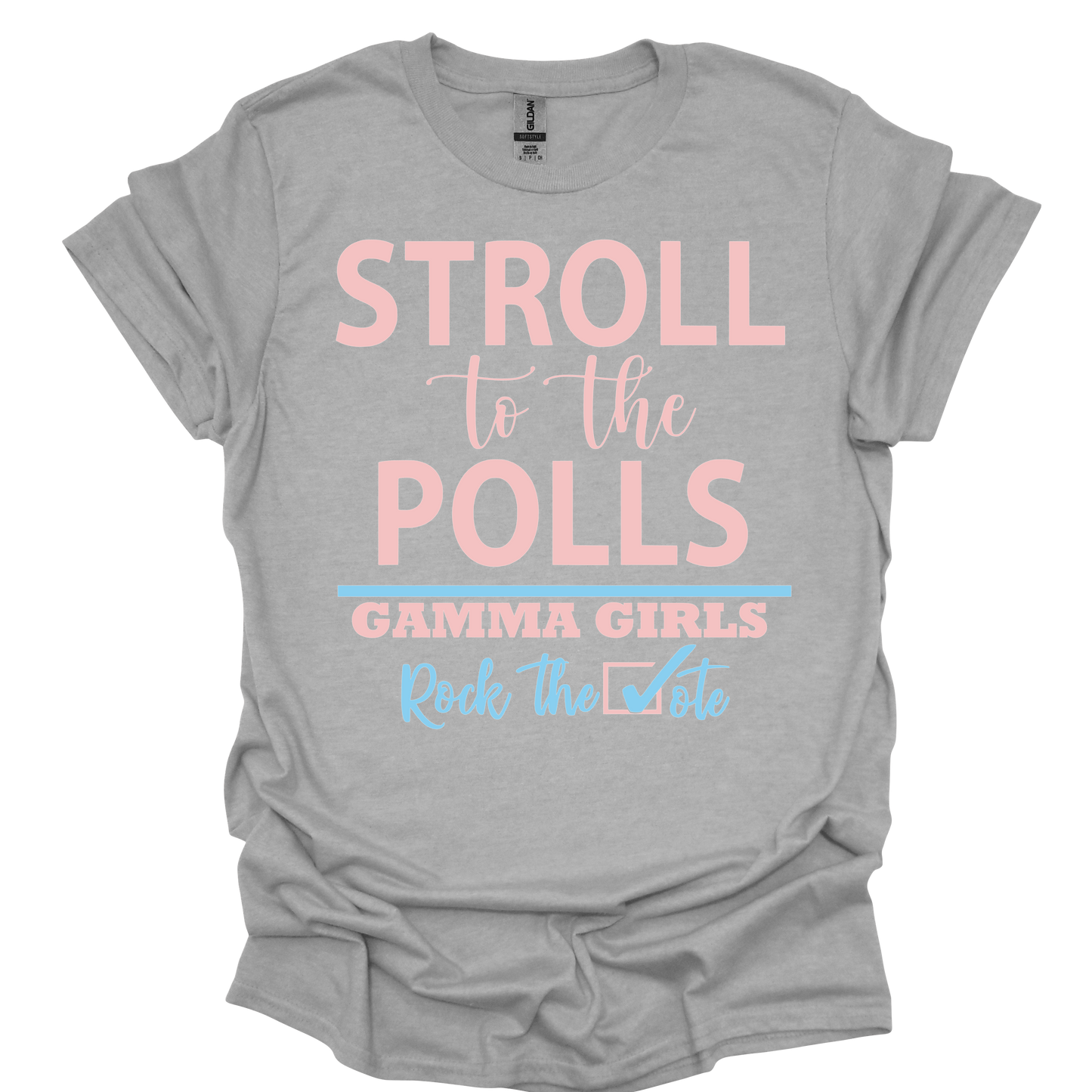 Gamma Phi Delta Stroll to the Polls T-shirt